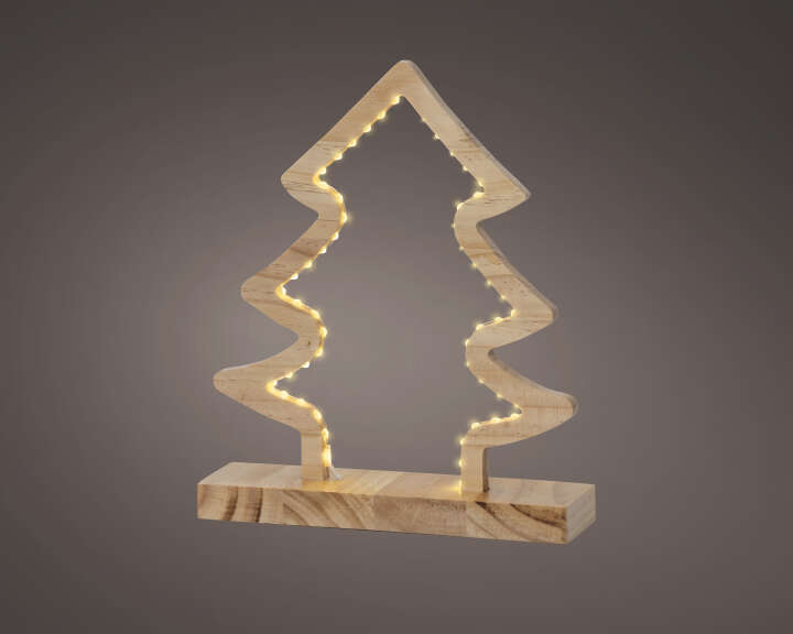 LUMINEO LED Baum Holz